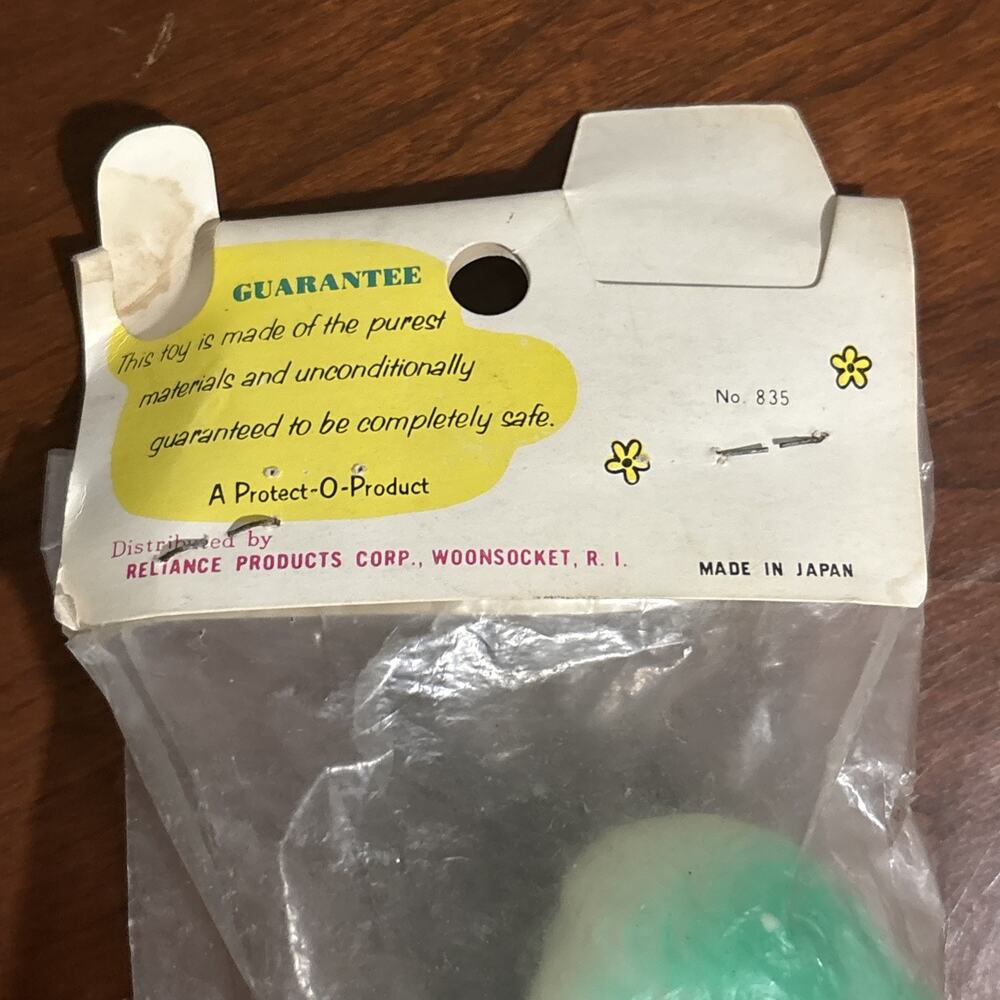 VTG 50s Protect O squeeze Me Lamb Squeaker Toy Japan NOS - Picture 3 of 6